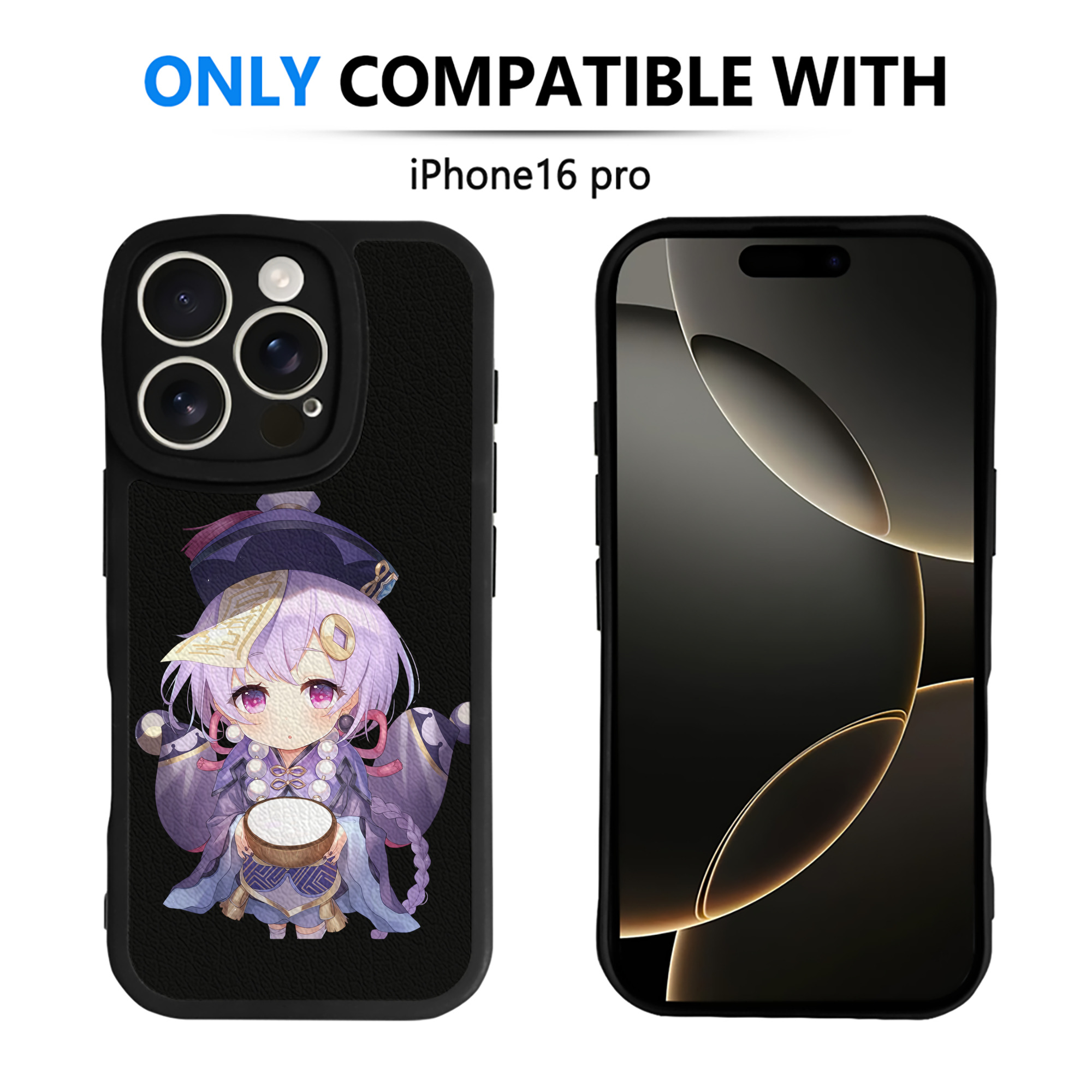 げんし神 七七 なな  genshin Nana 【iPhone 16シリーズ対応】シリコンスマホケース（レザー調） 材質：シリコン